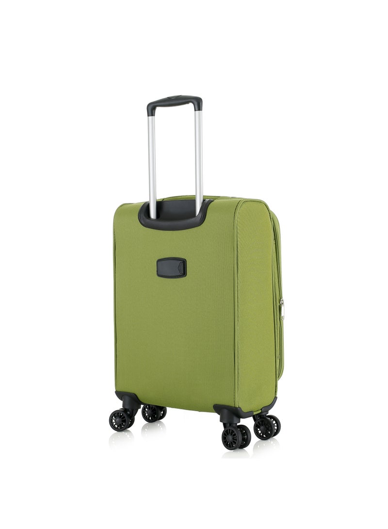 اتش تي طقم حقائب سفر من 3 قطع من H.T | حقائب سفر ذات غلاف ناعم | طقم حقائب سفر خفيفة الوزن قابلة للتوسيع بعجلات (33 لترًا، حقيبة سفر خفيفة الوزن) (حقيبة يد/حقيبة صغيرة للمقصورة 20 بوصة) - Image 3